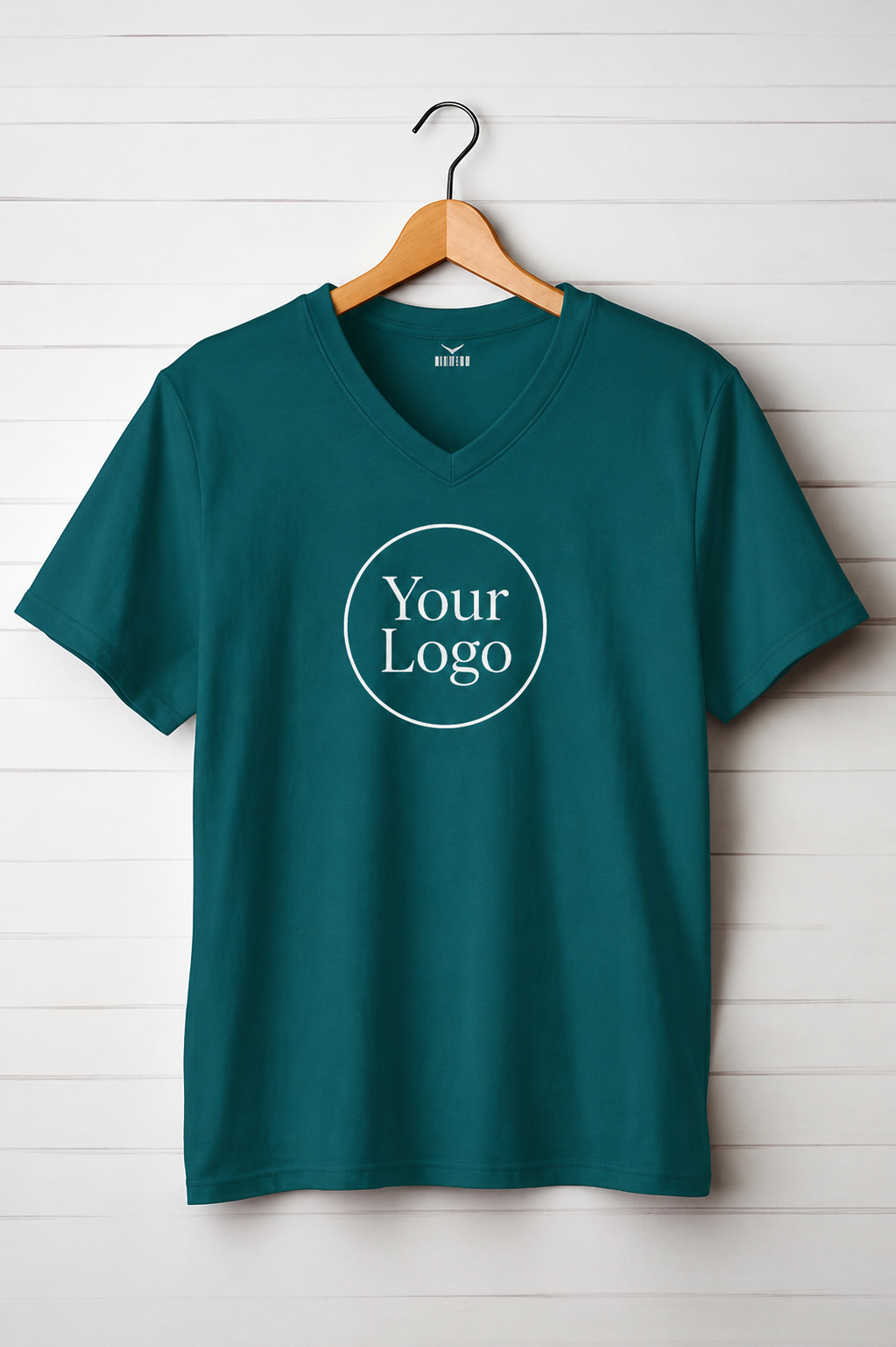 Custom Premium V-Neck T-Shirt Printed in Chennai